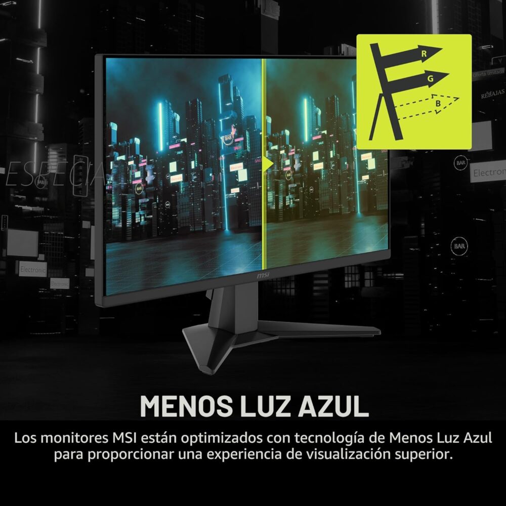 Monitor Gamer 24 MSI MAG 245F X24 IPS FHD 240Hz 0.5ms FreeSync - Imagen 4