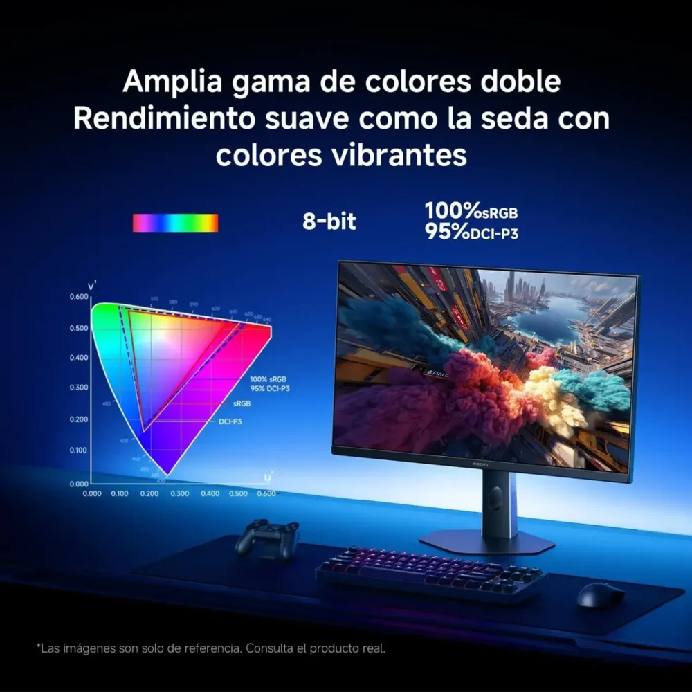 Monitor Gamer Xiaomi G27I 2026 27" FHD IPS 200Hz 1ms GTG HDR400 Negro - Imagen 5