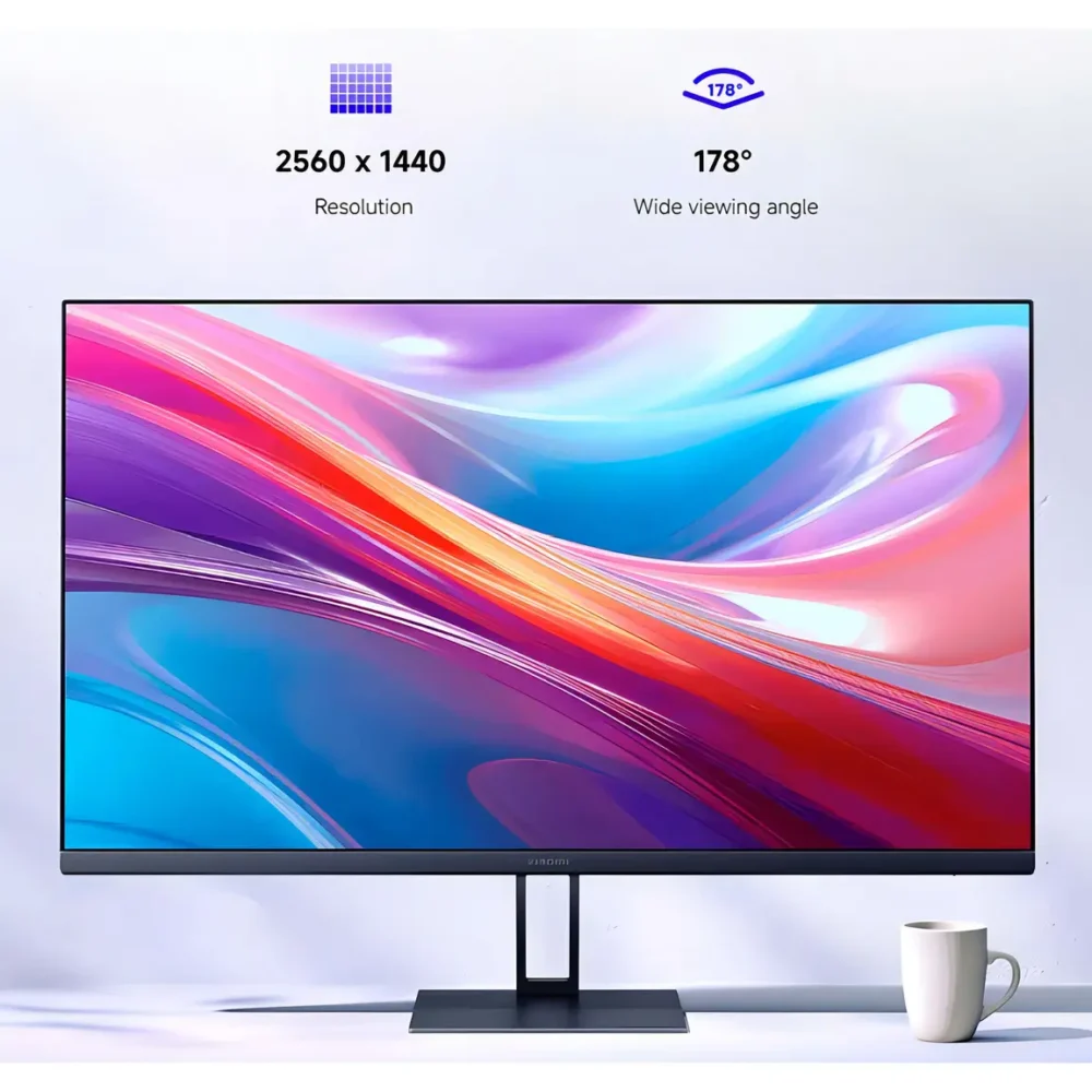 Monitor Xiaomi A27Qi 27" QHD 2K IPS 100Hz 6ms Negro - Imagen 6