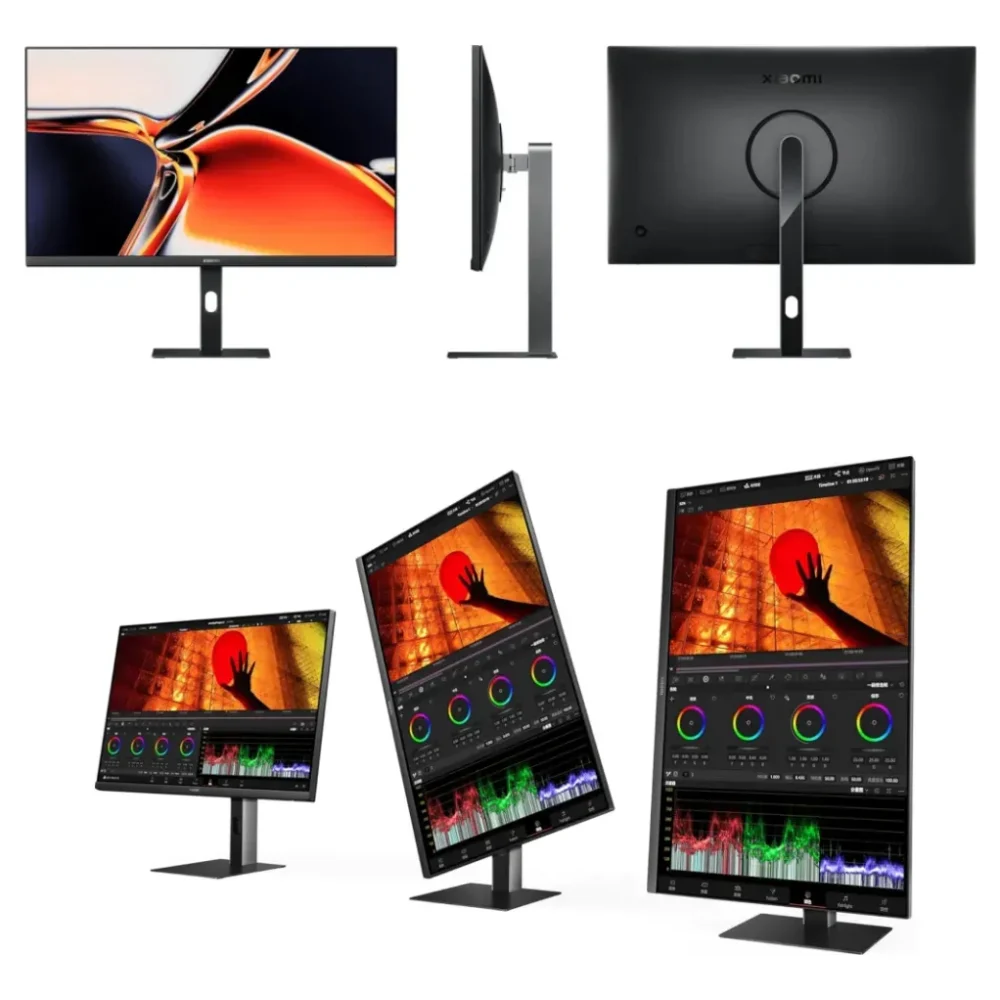 Monitor Xiaomi A27Ui 27" UHD 4K IPS 60Hz 6ms USB-C Negro - Imagen 9