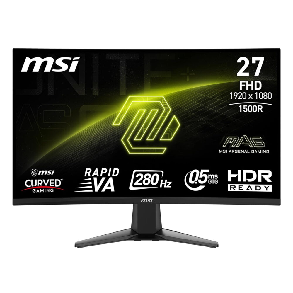 MSI MAG 276CXF 27″ Curvo FHD 280Hz 0.5ms | Monitor Gamer MSI