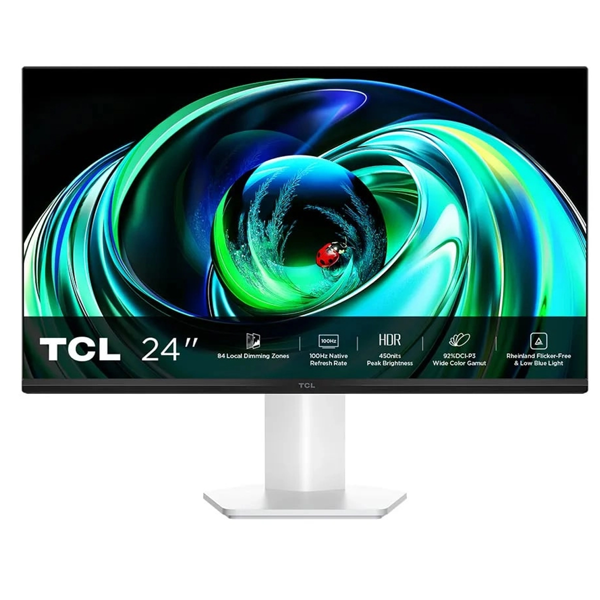 Monitor TCL 24G54 FHD Mini LED 100Hz White 1 Monitor Tcl 24G54 Fhd Mini Led 100Hz White - Imagen 1