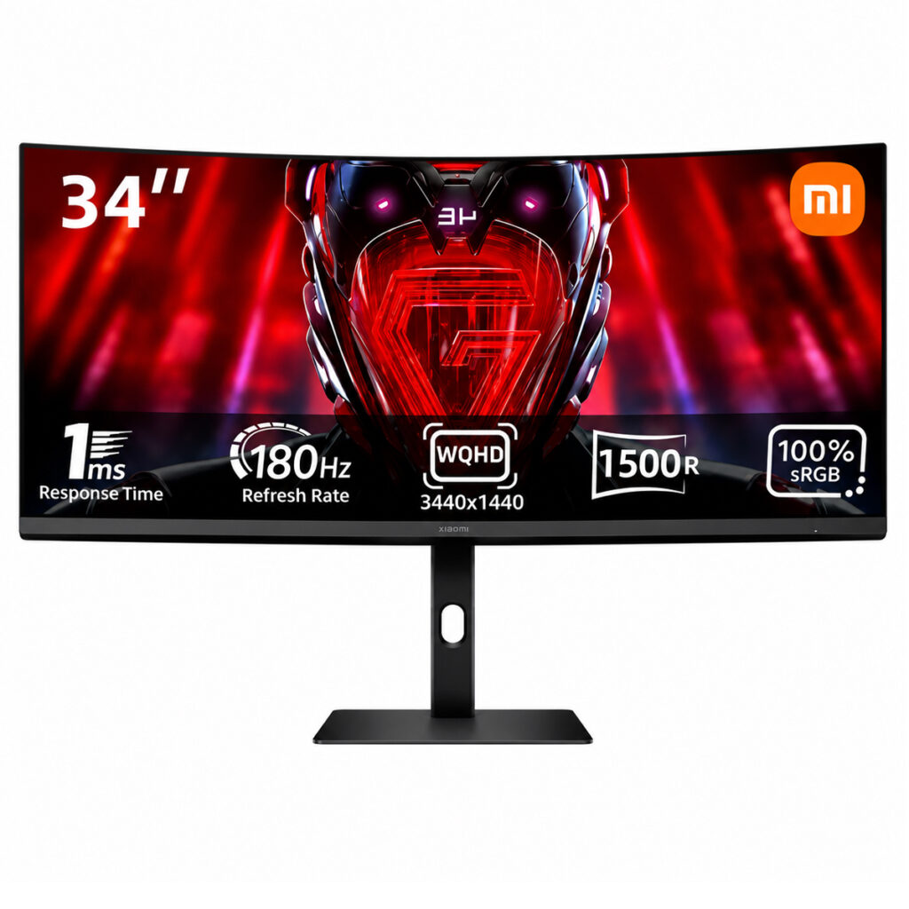 Monitor Xiaomi G34wqi Curvo 34 G34wqi Wqhd 180hz Hdmi