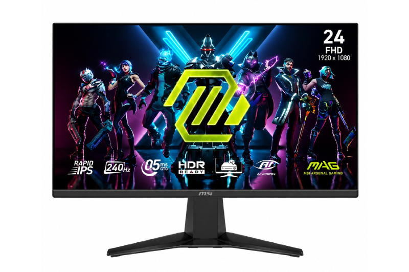 Monitor Gamer 24 MSI MAG 245F X24 IPS FHD 240Hz 0.5ms FreeSync