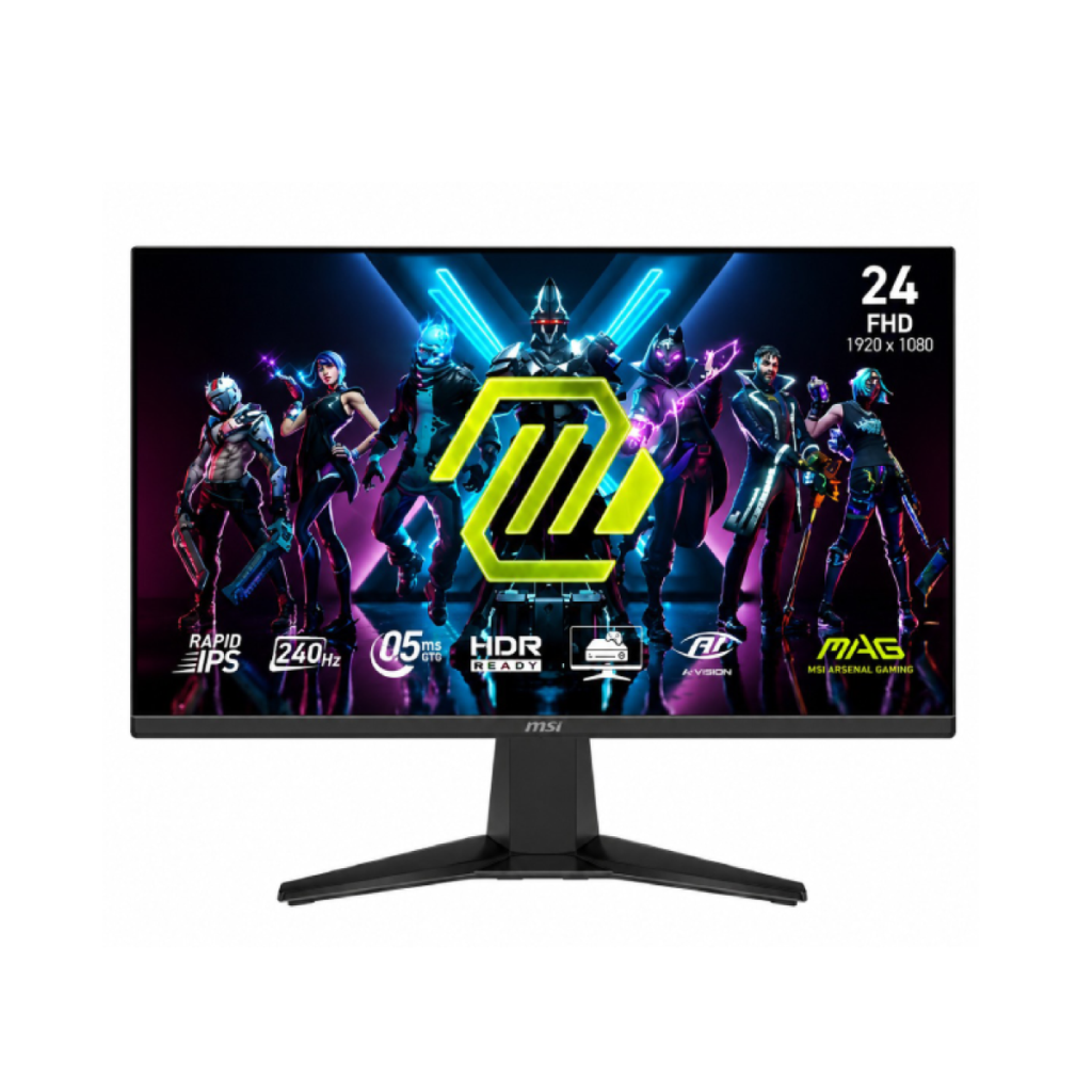 Monitor Gamer 24 MSI MAG 245F X24 IPS FHD 240Hz 0.5ms FreeSync