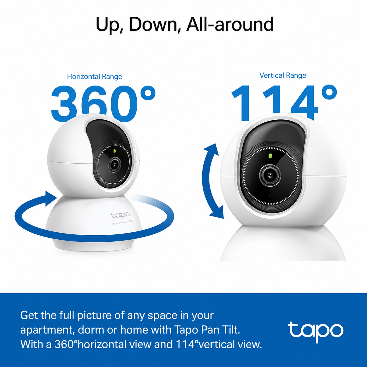 Tapo C230 cámara Pan Tilt 360 grados