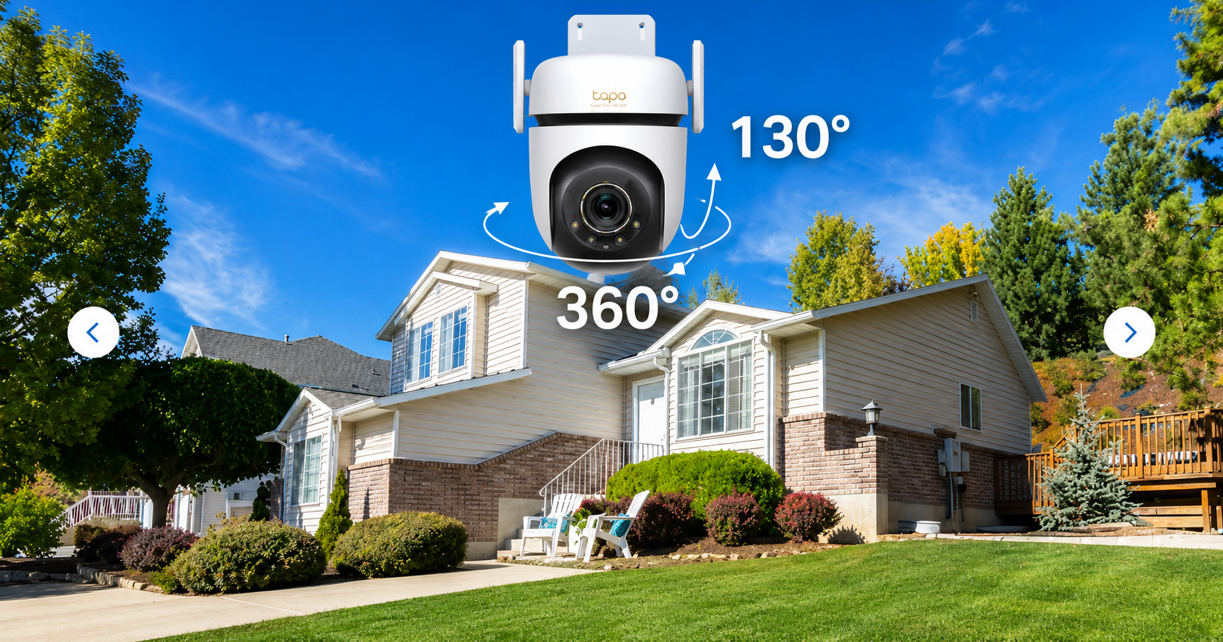 Tapo C530WS cámara exterior Pan Tilt 360 grados