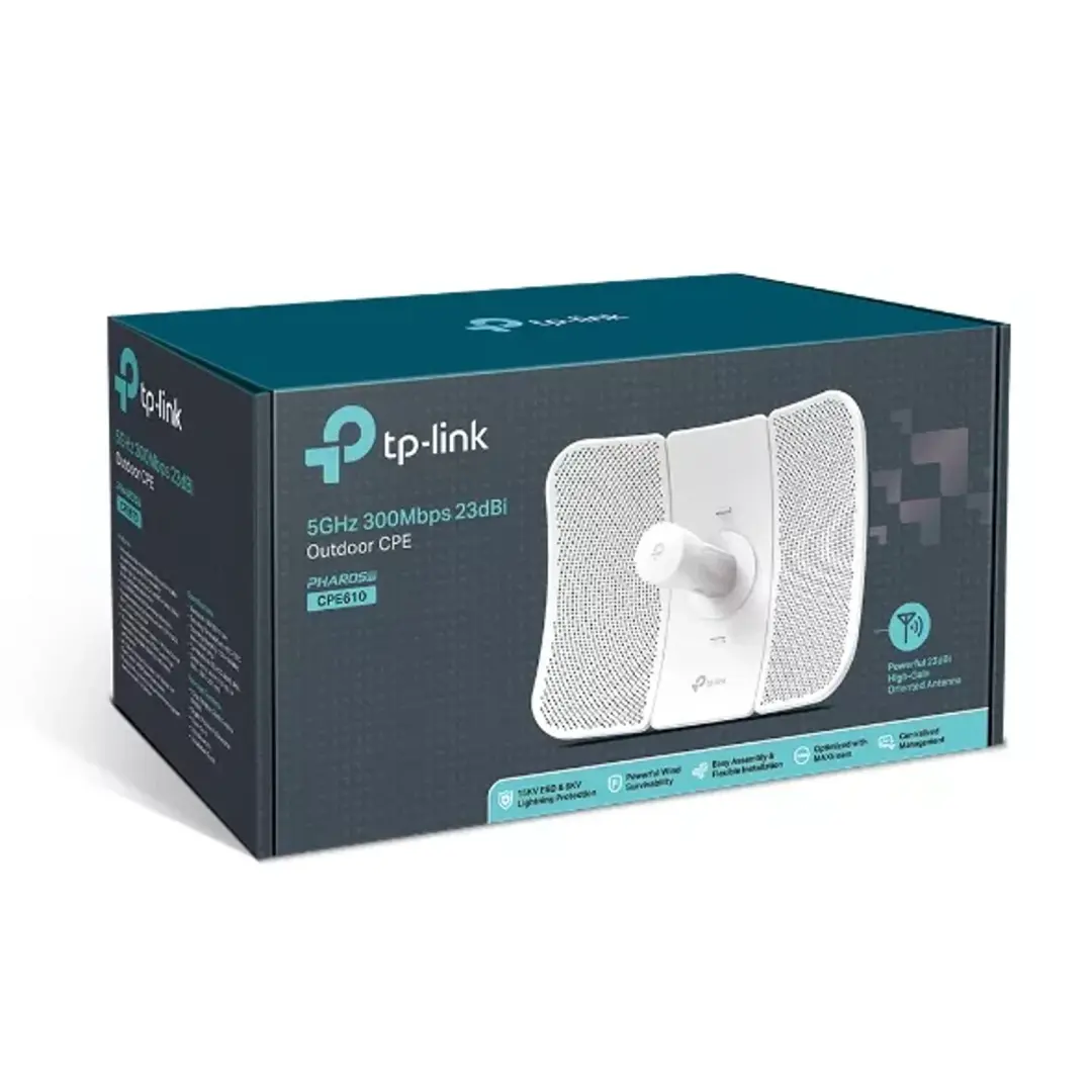 TP-Link CPE610 Pharos CPE Outdoor 5GHz 300Mbps 23dBi