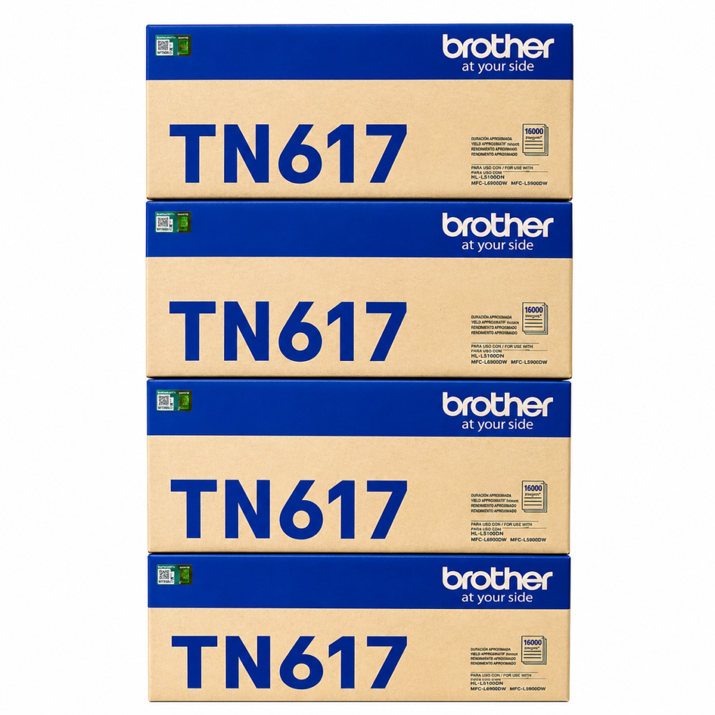 Kit de Tóner Brother TN617 Original Negro y Colores para MFC-L8970CDW