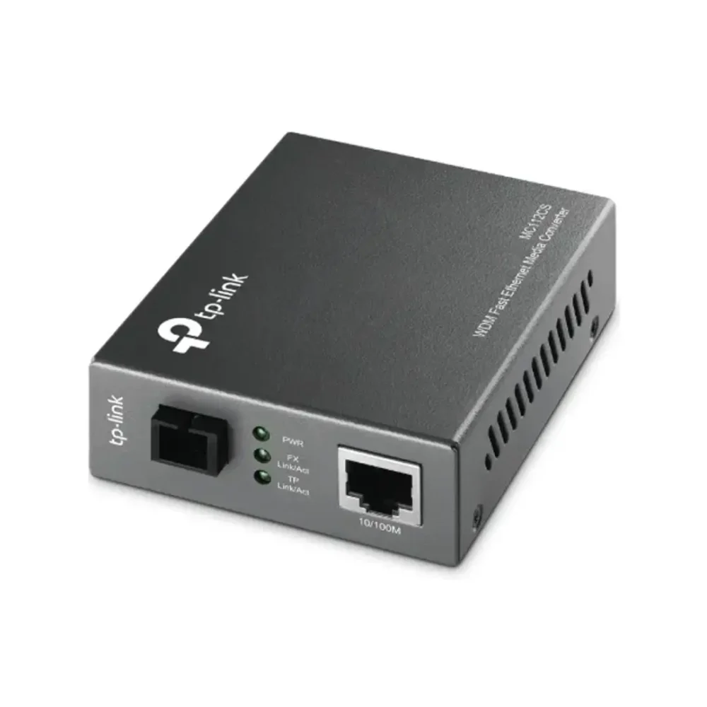Convertidor de Medios TP-Link Omada MC112CS WDM Monomodo SC 20 km