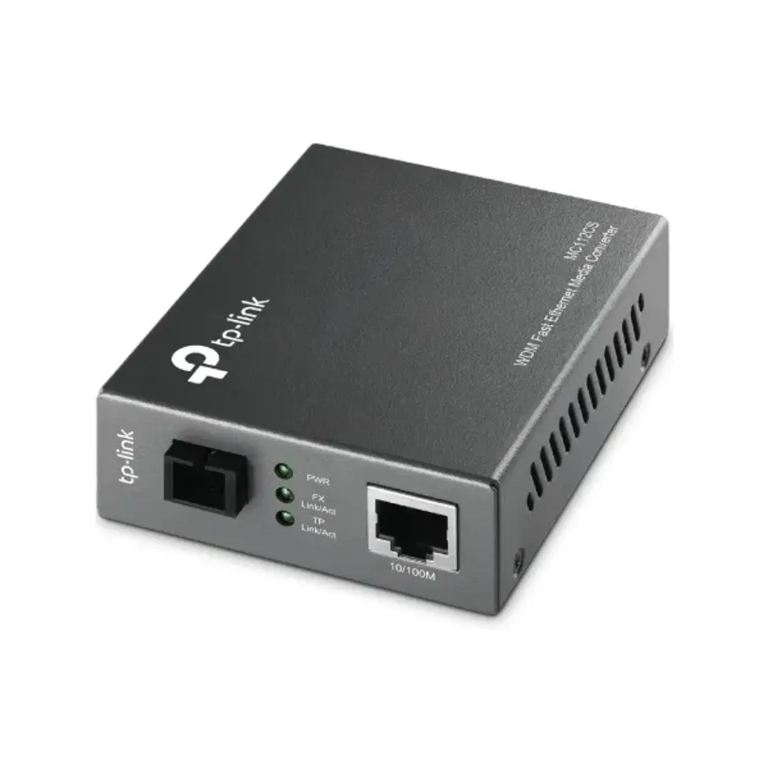 Convertidor de Medios TP-Link Omada MC112CS WDM Monomodo SC 20 km