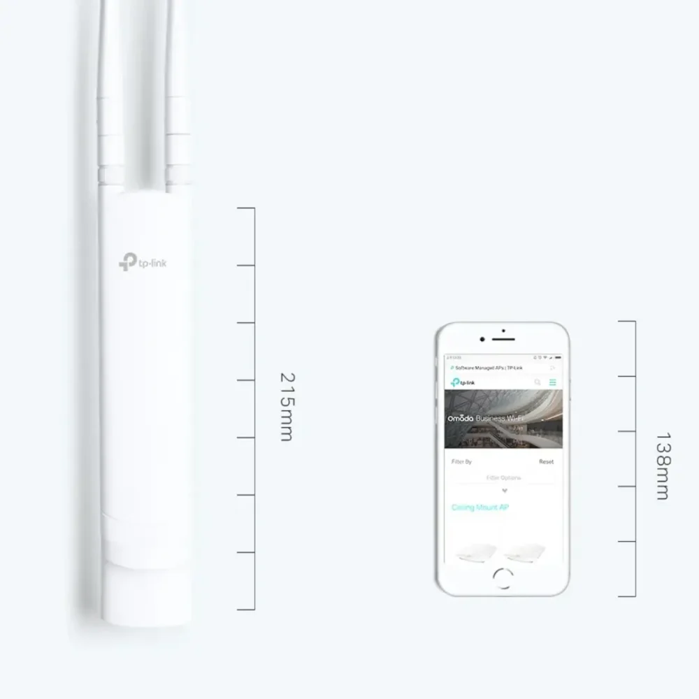 TP-Link EAP110-Outdoor Access Point WiFi N300 Omada - Imagen 5