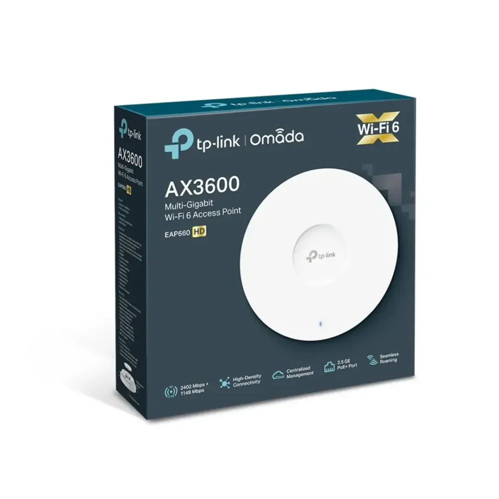 TP-Link EAP660 HD – Access Point WiFi 6 AX3600 Omada