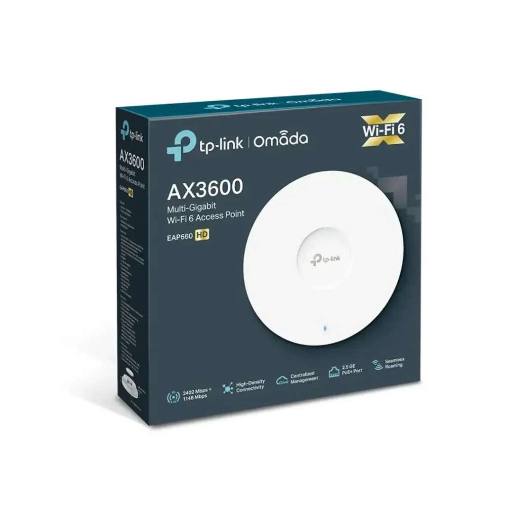 TP-Link EAP660 HD – Access Point WiFi 6 AX3600 Omada