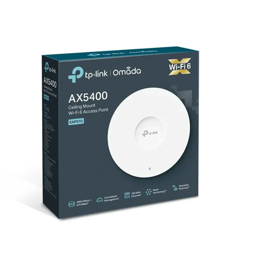 TP-Link EAP670 – Access Point WiFi 6 Omada AX5400