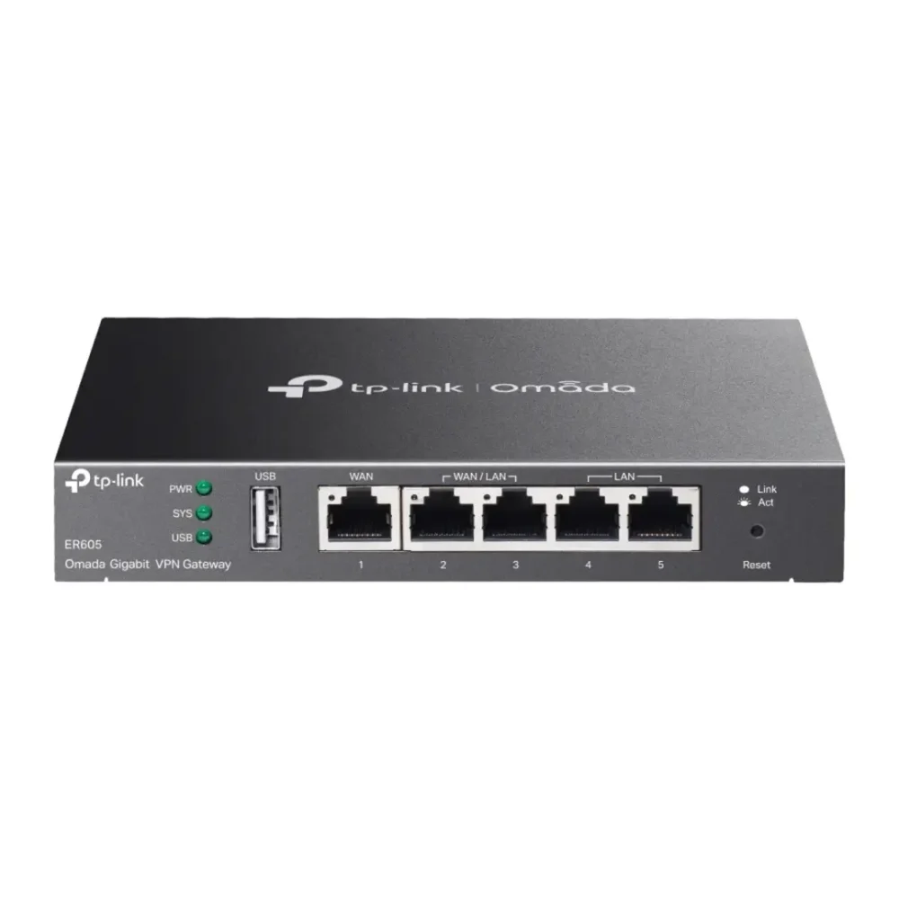 TP-Link ER605 Omada Gateway VPN Gigabit Multi-WAN