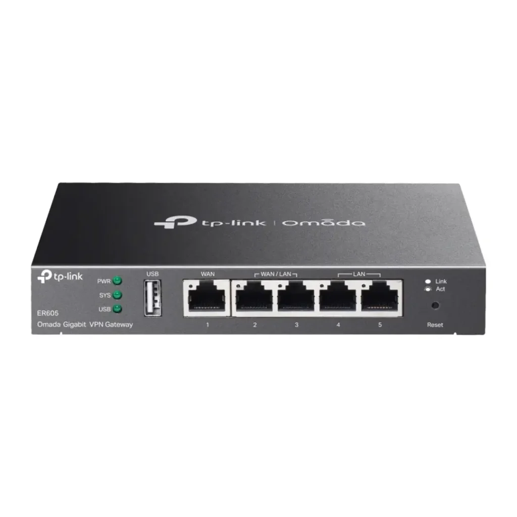 TP-Link ER605 Omada Gateway VPN Gigabit Multi-WAN