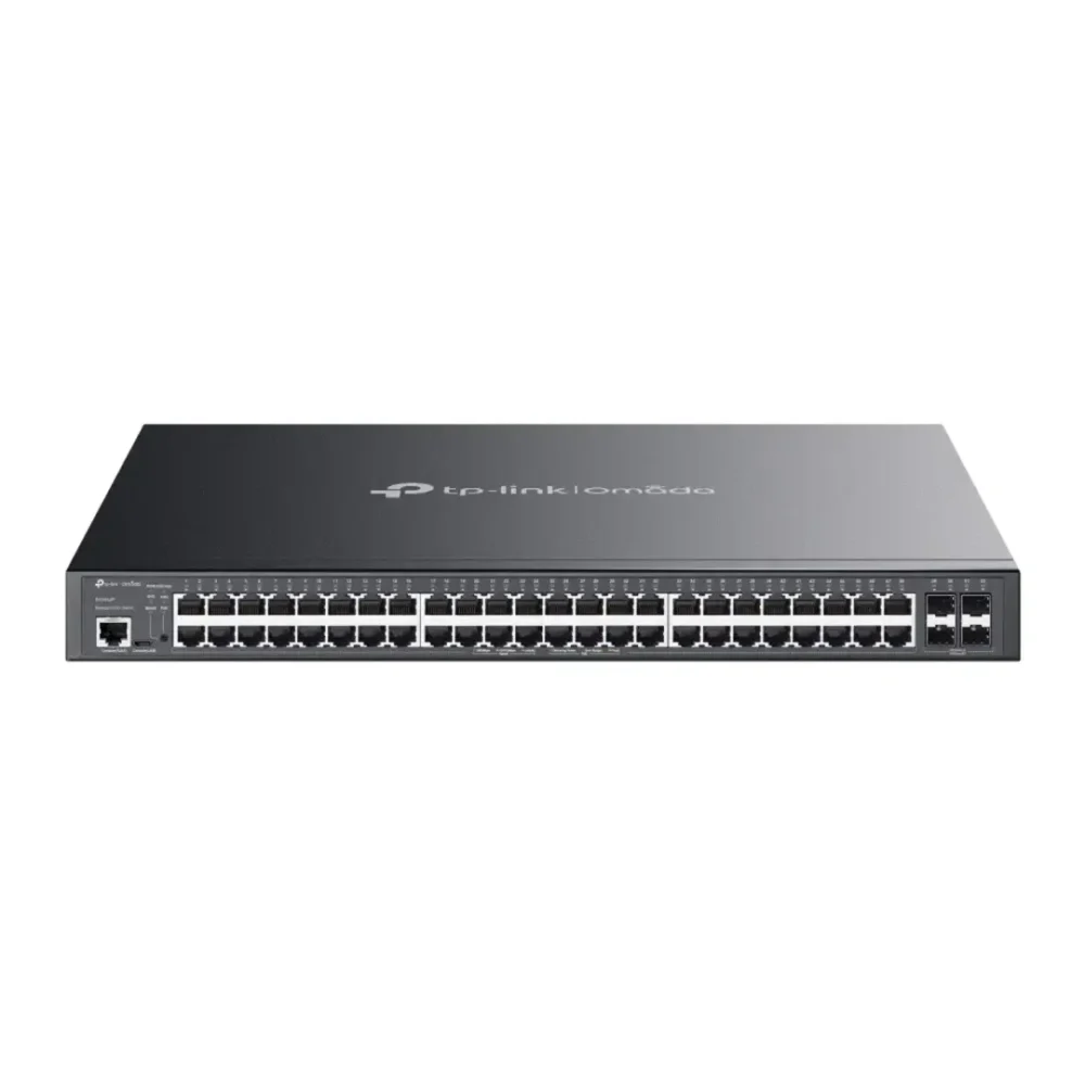 TP-Link Omada SG3452P Switch Administrable L2+, 48 Puertos Gigabit PoE+, 384W, 4 SFP Gigabit