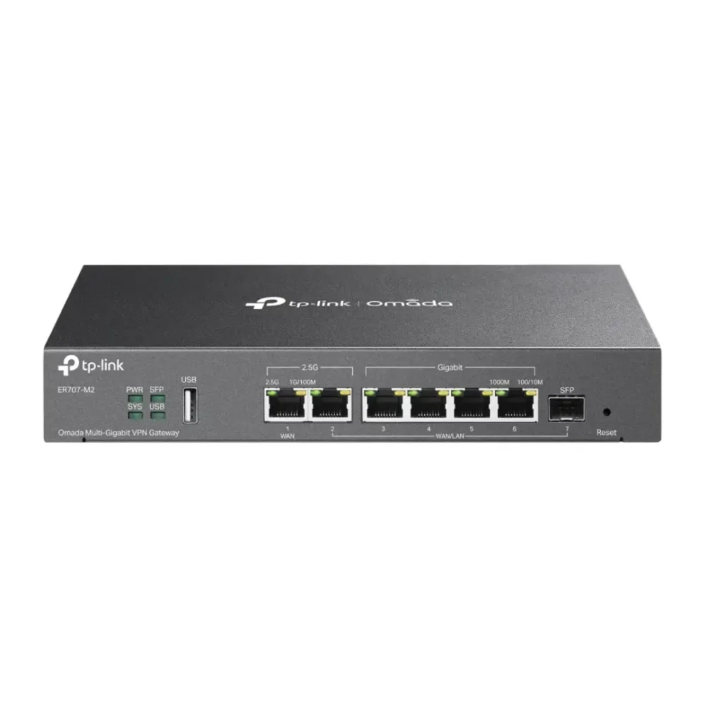 Router VPN TP-Link Omada ER707-M2 Multi-Gigabit 2.5G SFP USB