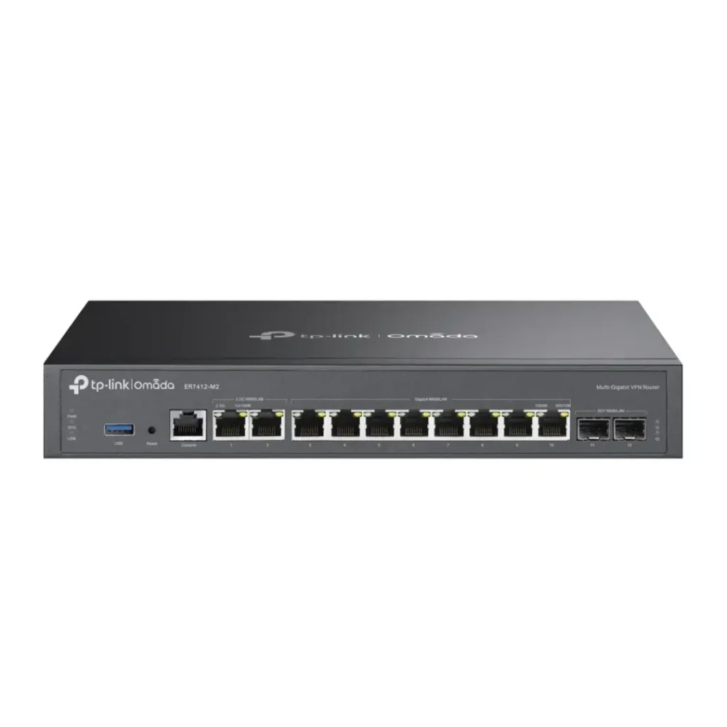 Router VPN TP-Link Omada ER7412-M2 Multi-Gigabit 2.5G 8 Gigabit 2 SFP