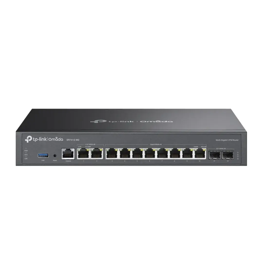 Router VPN TP-Link Omada ER7412-M2 Multi-Gigabit 2.5G 8 Gigabit 2 SFP