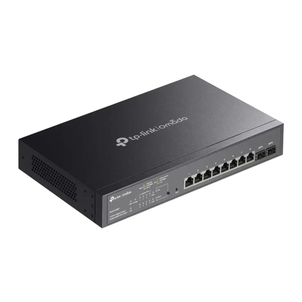 Switch TP-Link Omada SG2210MP L2+ 8 Puertos Gigabit PoE+ 150W 2 SFP - Imagen 3