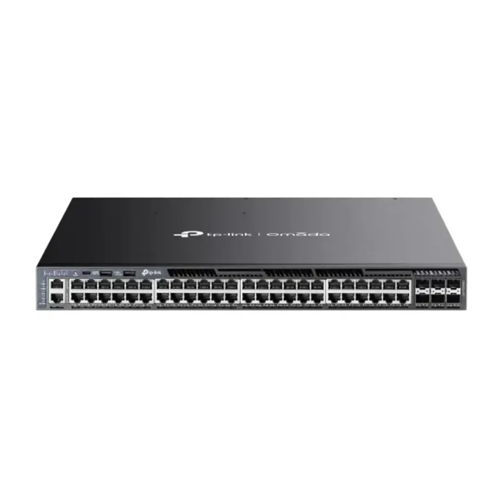 Switch TP-Link Omada SG6654XHP L3 48 Puertos Gigabit PoE+ 1440W 6 SFP+ 10G