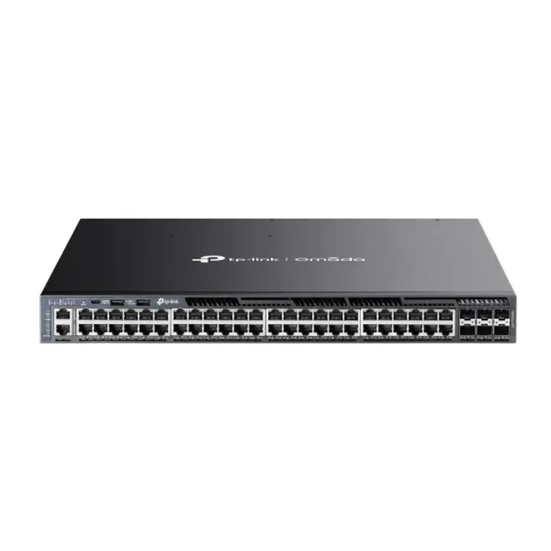 Switch TP-Link Omada SG6654XHP L3 48 Puertos Gigabit PoE+ 1440W 6 SFP+ 10G