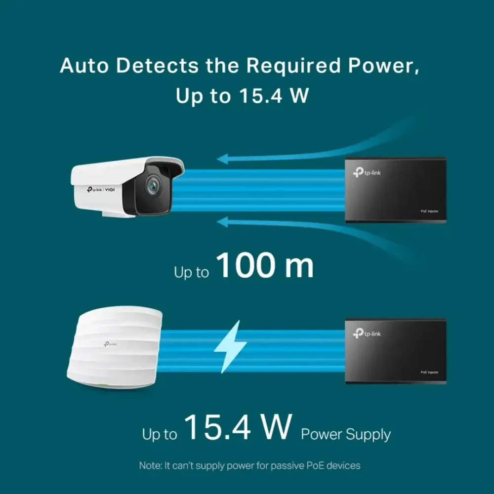 TP-Link POE150S Inyector PoE Gigabit 15.4W IEEE 802.3af - Imagen 5