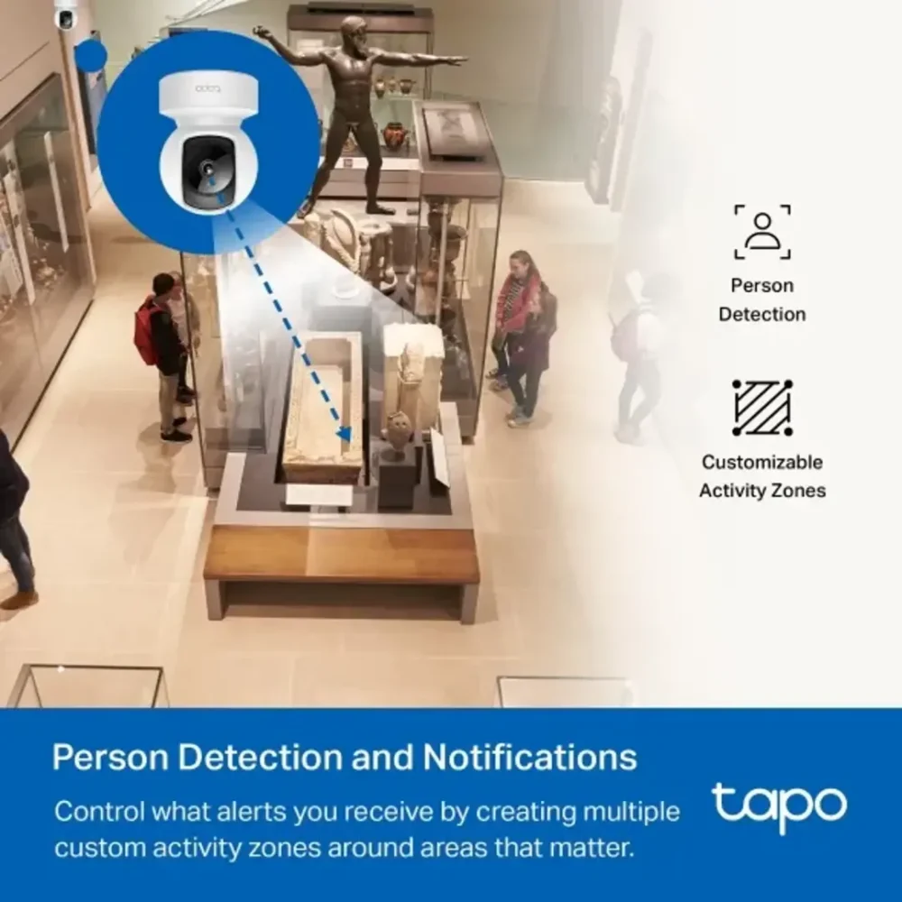 Tapo C202 Cámara Interior WiFi Ethernet 2MP Full HD 1080p 360° - Imagen 7