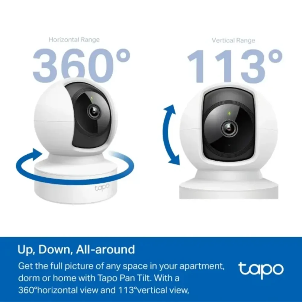 Tapo C202 Cámara Interior WiFi Ethernet 2MP Full HD 1080p 360° - Imagen 5