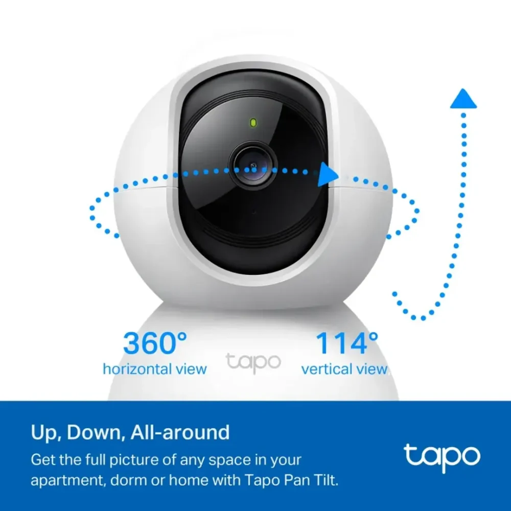 Tapo C210 Cámara WiFi Interior 3MP 2K 2304x1296 360° - Imagen 4