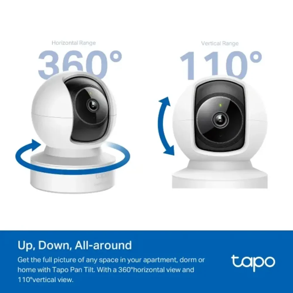 Tapo C222 Cámara Interior WiFi y Ethernet 4MP 2K QHD 360° - Imagen 4