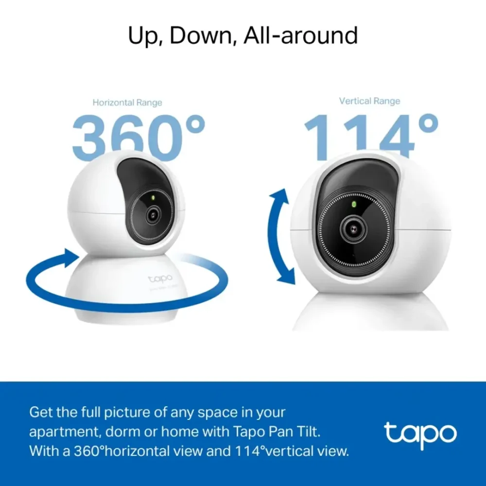 Tapo C230 Cámara Interior WiFi 5MP 3K 2880x1620 360° - Imagen 5