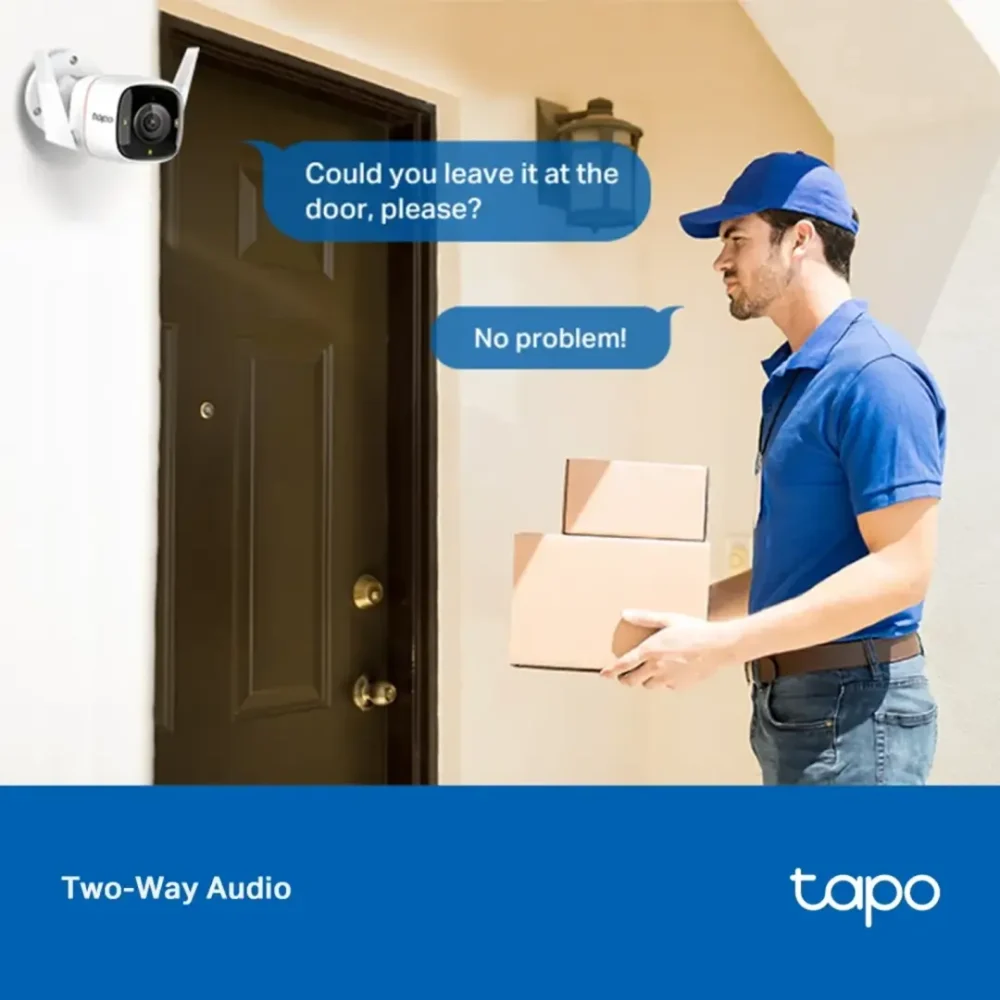 Tapo C320WS Cámara Exterior WiFi y Ethernet 4MP 2K QHD - Imagen 7