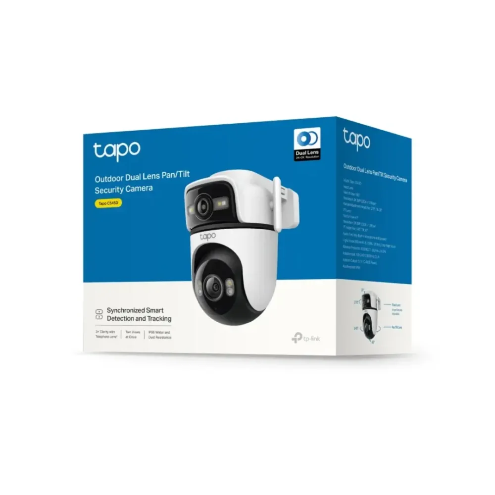 Tapo C545D Cámara Exterior WiFi Ethernet Doble Lente 3MP 2K - Imagen 5