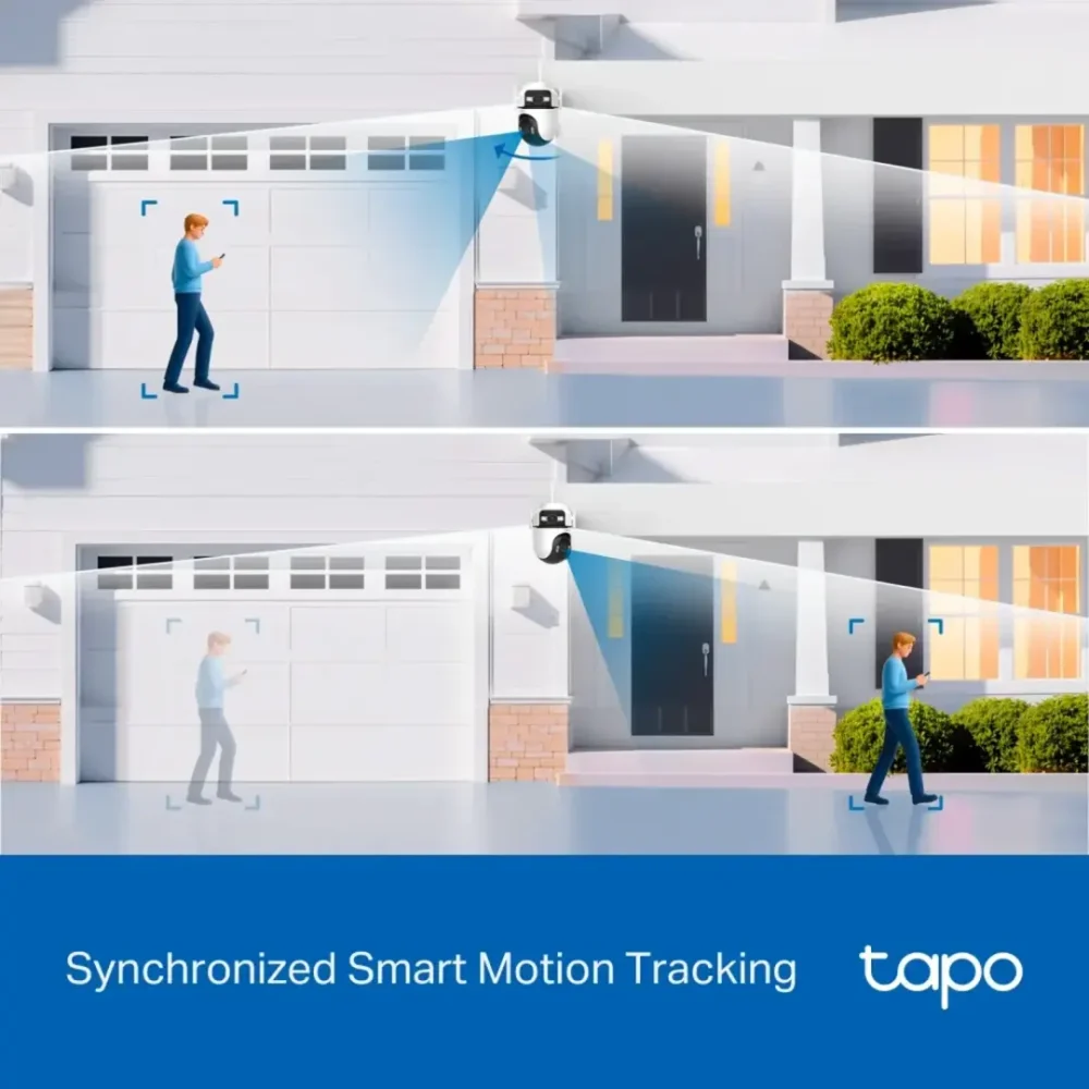 Tapo C545D Cámara Exterior WiFi Ethernet Doble Lente 3MP 2K - Imagen 9