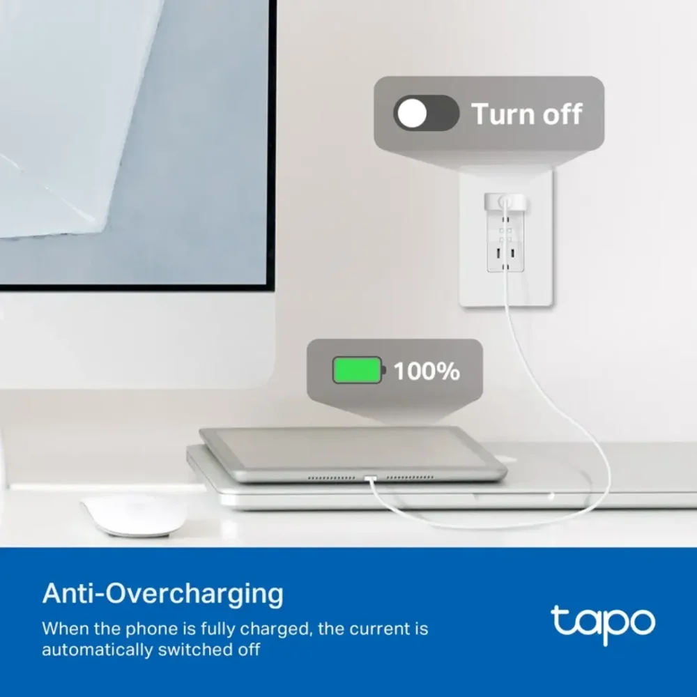 Tapo P210M Tomacorriente Inteligente WiFi Doble Salida Matter - Imagen 6
