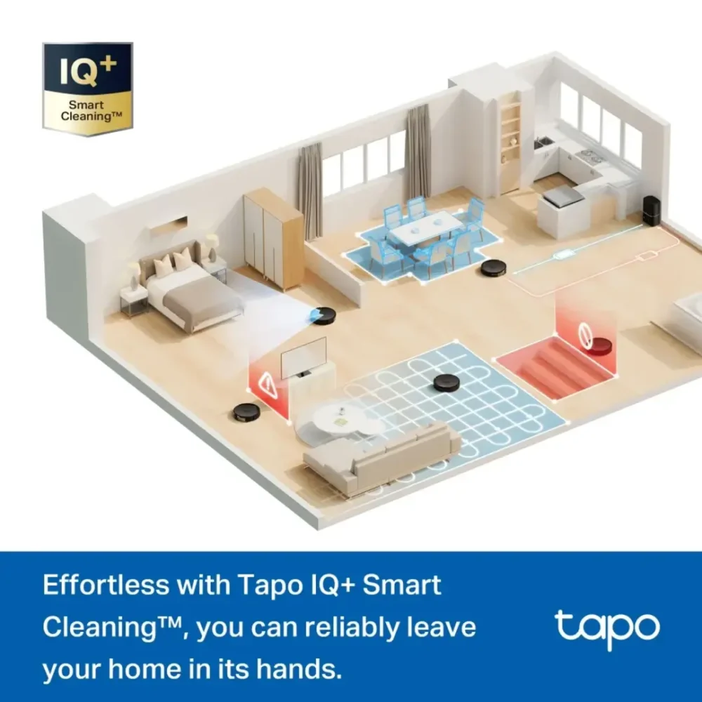 Tapo RV30 Max Plus Robot Aspiradora Trapeadora 5300Pa con Autovaciado - Imagen 8