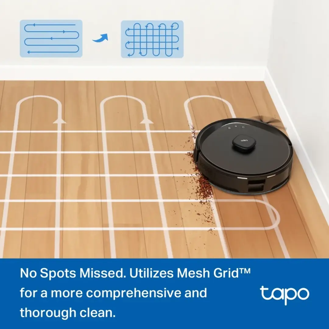 Tapo RV30 Max Plus robot aspiradora trapeadora 5300Pa con base de autovaciado
