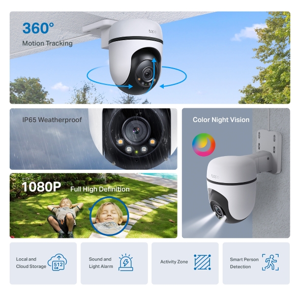 Cámara TP-Link Tapo C500 Exterior WiFi 2MP 1080p Full HD - Imagen 5