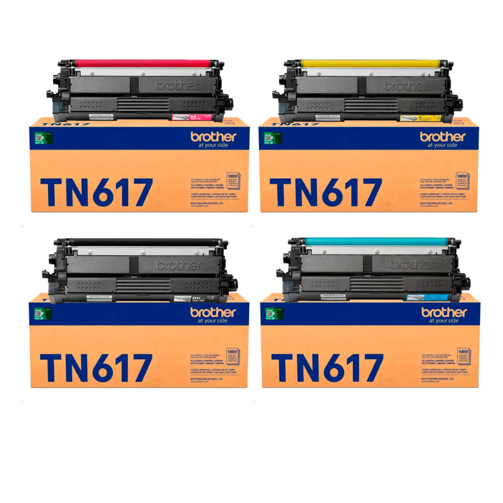 Kit de Tóner Brother TN617 Original Negro y Colores para MFC-L8970CDW - Imagen 2