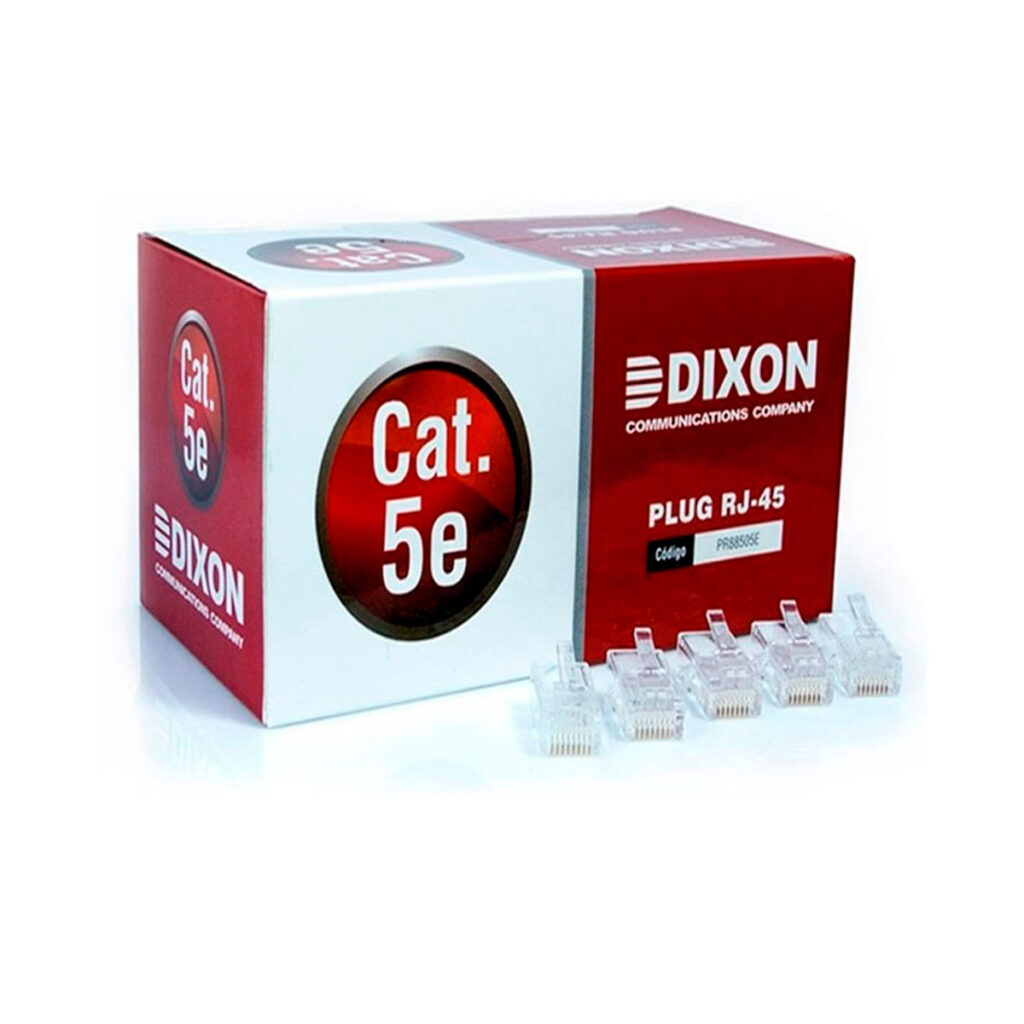 Conector RJ45 Dixon Cat 5e