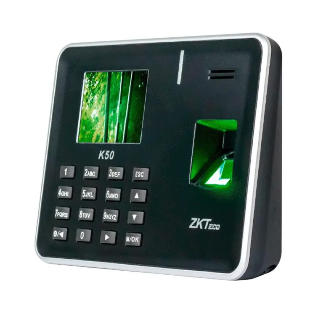 Control de Asistencia ZKTeco K50 Pro 3000 Huellas 1000 Tarjetas