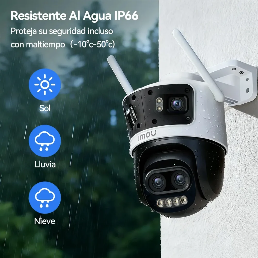 Cámara IMOU Cruiser Pano Z 13MP IPC-S76DN-13M0N WiFi 6 PoE Zoom 12X Exterior - Imagen 3