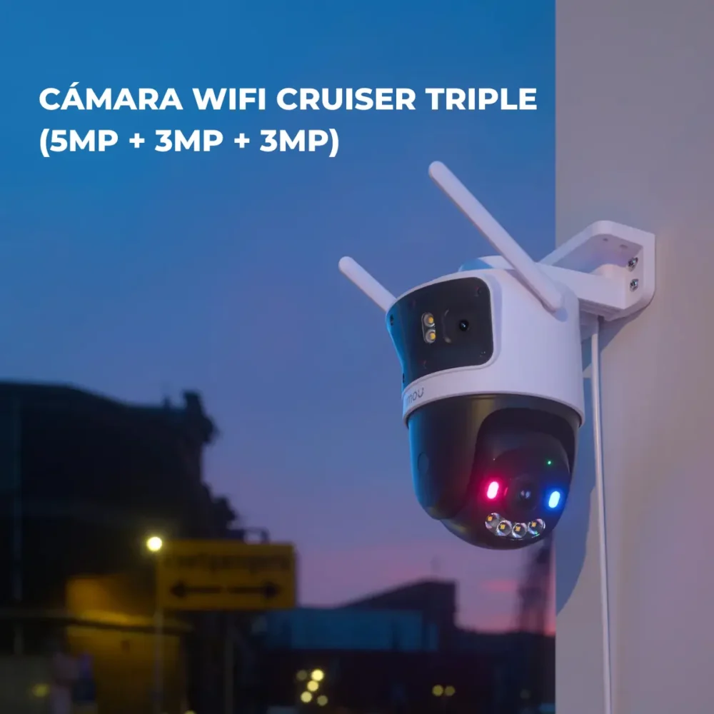 Cámara IMOU Cruiser Triple 11MP IPC-S7UN-11M0WED Triple Lente WiFi 6 - Imagen 6