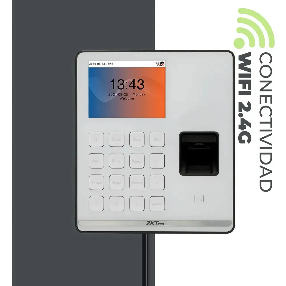 Control de Asistencia ZKTeco ZK-M1 WiFi Cloud 500 Huellas 500 Tarjetas - Imagen 4