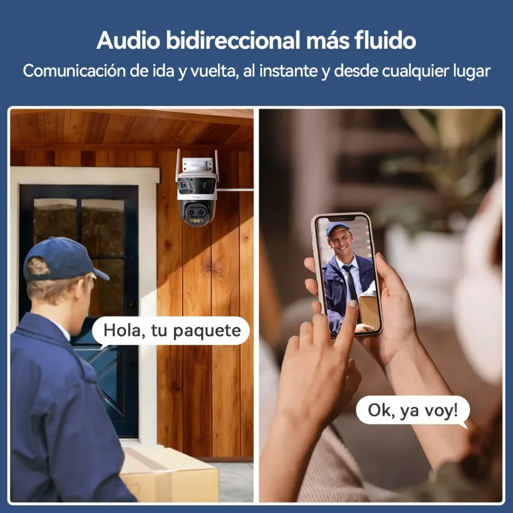 Cámara IMOU Cruiser Pano Z 13MP IPC-S76DN-13M0N WiFi 6 PoE Zoom 12X Exterior - Imagen 5
