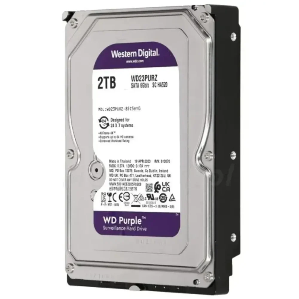 Disco Duro WD Purple 2TB WD23PURZ
