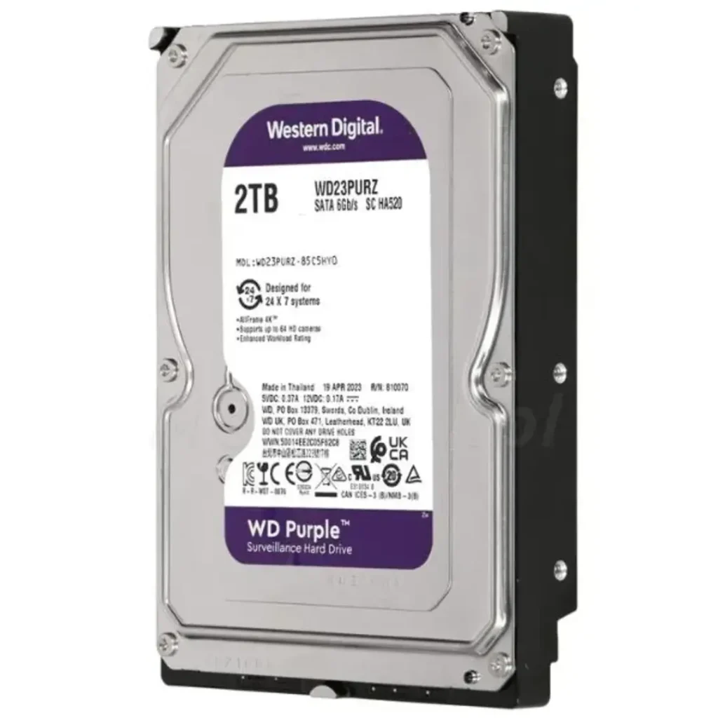 Disco Duro WD Purple 2TB WD23PURZ